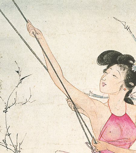 余干-胡也佛的仕女画和最知名的金瓶梅秘戏图